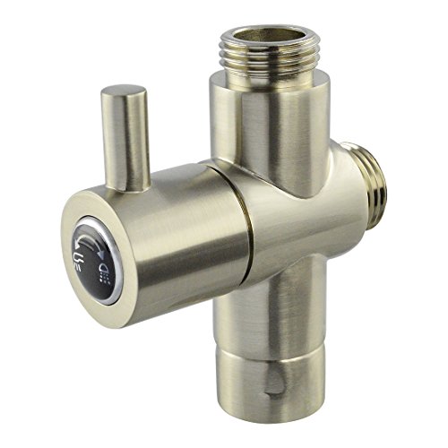 YIGII 1/2 inch IPS Brass Shower Arm Diverter Valve 2Way Shower Flow
