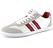 Alpine Swiss Men's Haris Trim Retro Striped Athletic Sneakers