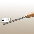 Fingernail Bowl Gouge, 1/2"