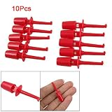 Red Multimeter Lead Wire Test Hooks Clip Set 10 Pcs Red Multimeter Lead Wire Test Hooks Clip Set 10 Pcs