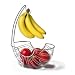 Spectrum 10870 Pantry Works Ellipse Fruit Tree, Chrome