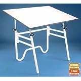 Alvin Opal Folding Drafting Table Base Only, Black by