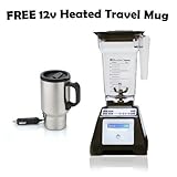 BlendTec Home HPA-621-B The Professional's Choice 1500-Watt Programmable Blender with FREE 16 oz. Stainless Steel 12V Heated Travel Mug and FREE Shipping