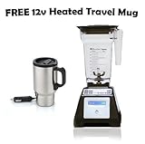 BlendTec Home HPA-621-B The Professional's Choice 1500-Watt Programmable Blender with FREE 16 oz. Stainless Steel 12V Heated Travel Mug and FREE Shipping