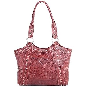 American West Over the Rainbow Zip-Top Fashion Tote