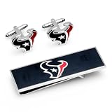 Houston Texans Cufflinks and Money Clip Gift Set - CLI-PD-TEX-CM