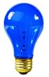 Club Pack of 25 Transparent Blue E26 Base Replacement A19 Light Bulbs - 25 Watts