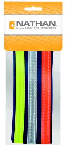 Buy Nathan Tri-Color Ankle Band (Single) (Yellow Grey Red) by Nathan