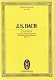 Kantate Nr - 21 (Dominica Palmarum): Ich hatte viel Bekümmernis - BWV 21 - 4 Solostimmen, Chor und Kammerorchester - (Eulenburg Studienpartituren) -