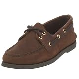  : Sperry Top-Sider Men's Authentic Original 2 Eye Boat Shoe,Brown/Buc Brown,8.5 M