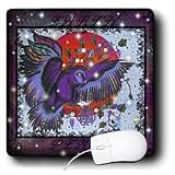 Cindy Thorrington Haggerty Earth Animals Spirits - Celtic Peace Blood Moon - Mouse Pads