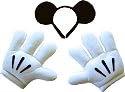 ミッキーマウス ヘッドバンドアンドグローブセット Mickey Mouse Headband & Glove Set U29695