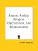 Book Reason, Reality, Religion, Regeneration, And Reincarnation