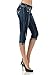 VIRGIN ONLY Women's Slim Fit Skinny Denim Capri Jeans