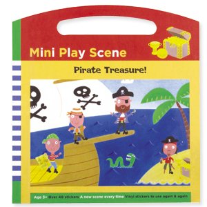 Pirate Treasure Mini Play Scene Sticker Set
