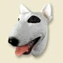 Bull Terrier Dog Head Magnet (2 in)