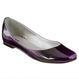 Women's Mossimo Deann Ombre Patent Flats - Purple