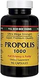 Propolis-Raw Unprocessed 1000mg Y.S. Organic Bee Farms 90 Caps