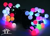 50er LED Farbwechsel-Lichterkette f�r innen & au�en