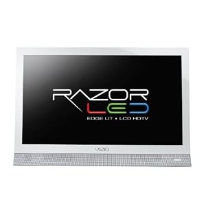 VIZIO M190VA-W 19-Inch LED LCD HDTV with Razor LED Backlighting, White
