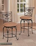 30" Swivel Barstool (Set of 2) by Poundex