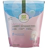 Grab Green Natural Laundry Detergent, Delicate,  Fragrance Free, 60 Loads