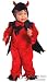 Child's Toddler Fuzzy Devil Halloween Costume (2-4T)