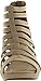Top Moda Womens Lord-7 Gladiator Inspired Bird Cage Strappy Wedge Sandal