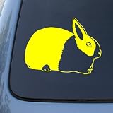 DUTCH RABBIT - Bunny - Vinyl Car Decal Sticker #1510 | Vinyl Color: Yellow