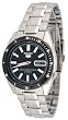 Seiko 5 Men's 50M Black IP Bezel Self-Winding Automatic Watch Model SNKF51K1