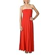 Mossimo® Black: Strapless Maxi Dress - Cherry Tomato