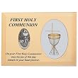 First Communion Picture Frame - Gold Plated (7" x 5")