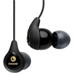 Shure SE115-K Sound Isolating Earphones with Dynamic Microspeaker II (Black)