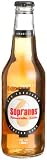 Sopranos AMARETTO SODA  La Dolce Vita In Una Bottiglia, 12-Ounce Glass Bottle (Pack of 12)