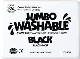 Jumbo Washable Stamp Pad Black by Center Enterprises - B000F9ZFZQ