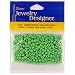 6/0 Glass "E" Beads, Green, 20 Gram Pkg