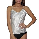Womens Lingerie: Cheer Look Sexy Unpadded Wireless Chemise Intimate Apparel - White