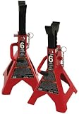 Torin T46002A 6 Ton Double Locking Jack Stands (Sold in Pairs)