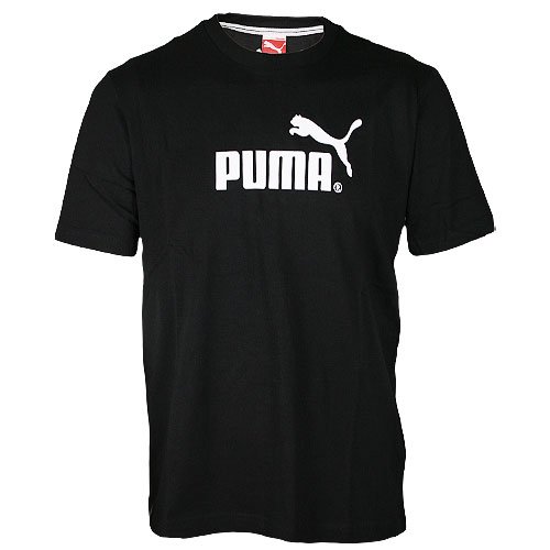 PUMA Herren T-Shirt Large Logo, black-white, XL, 817025 01 Preisvergleich