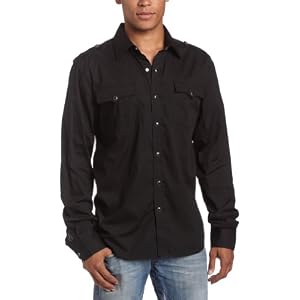 Southpole Young Mens Long Sleeve Button Down