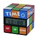 Tischuhr / Wecker MAGIC CUBE mit Kalender + Thermometer
