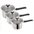 Judge Vista Draining Lid - 3 Pce Saucepan Set