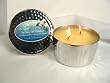 Hammered Tin container candle- Grrrthy Peach