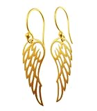 Gold Angel Wing Earrings