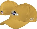 Baltimore Ravens -Old Gold- Coach's Sideline Flex Fit Structured Hat