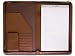 Chocolate Deluxe Zip-Around Padfolio - Legal Size