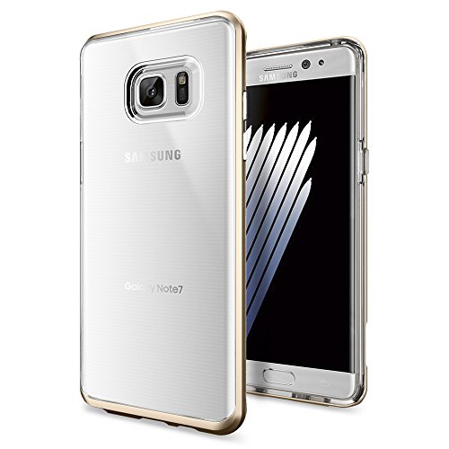 Galaxy Note 7 Case, Spigen® [Neo Hybrid Crystal] PREMIUM BUMPER [Champagne Gold] Clear TPU / PC Frame Slim Dual Layer Premium Case for Samsung Galaxy Note 7 (2016) - (562CS20564)