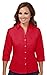 TRM Women's DuPont Stain Resistant Fashionable Easy Care Blend Shirt (8 Colors)