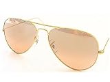 RAY BAN SUNGLASSES RB 3025 AVIATOR L GOLD 001 3E