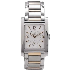 ESQ SWISS Venture Men's Two-Tone Bracelet Silver Dial Watch #07300906